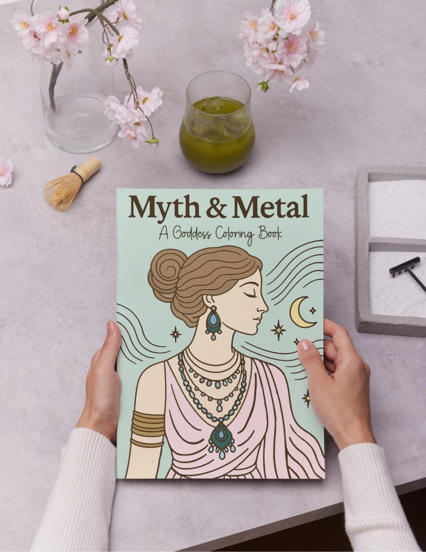 Goddess Coloring Book PDF, 14 Pages, Printable