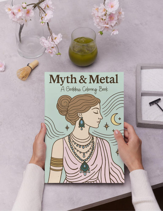 Goddess Coloring Book PDF, 14 Pages, Printable