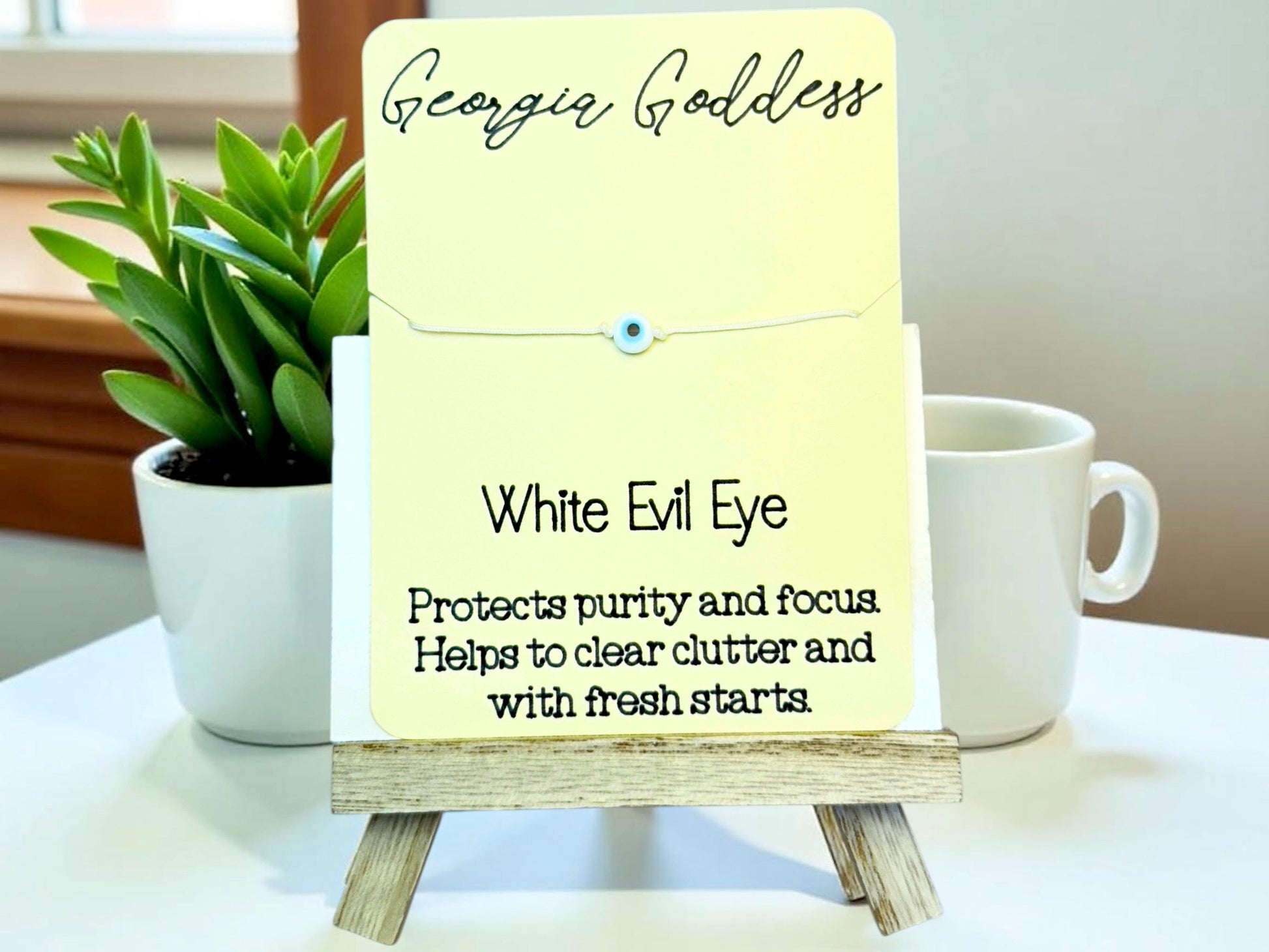 Evil Eye Protection Bracelet | Freshwater Pearl Dainty Stacking Jewelry | Good Luck Charm Gift