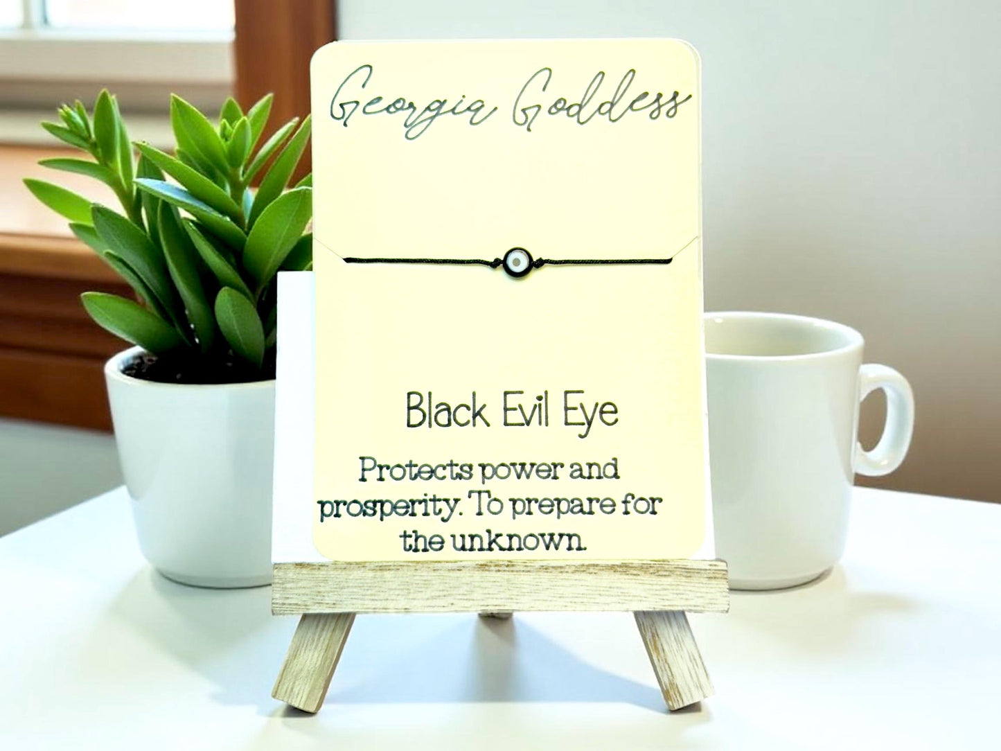 Evil Eye Protection Bracelet | Freshwater Pearl Dainty Stacking Jewelry | Good Luck Charm Gift