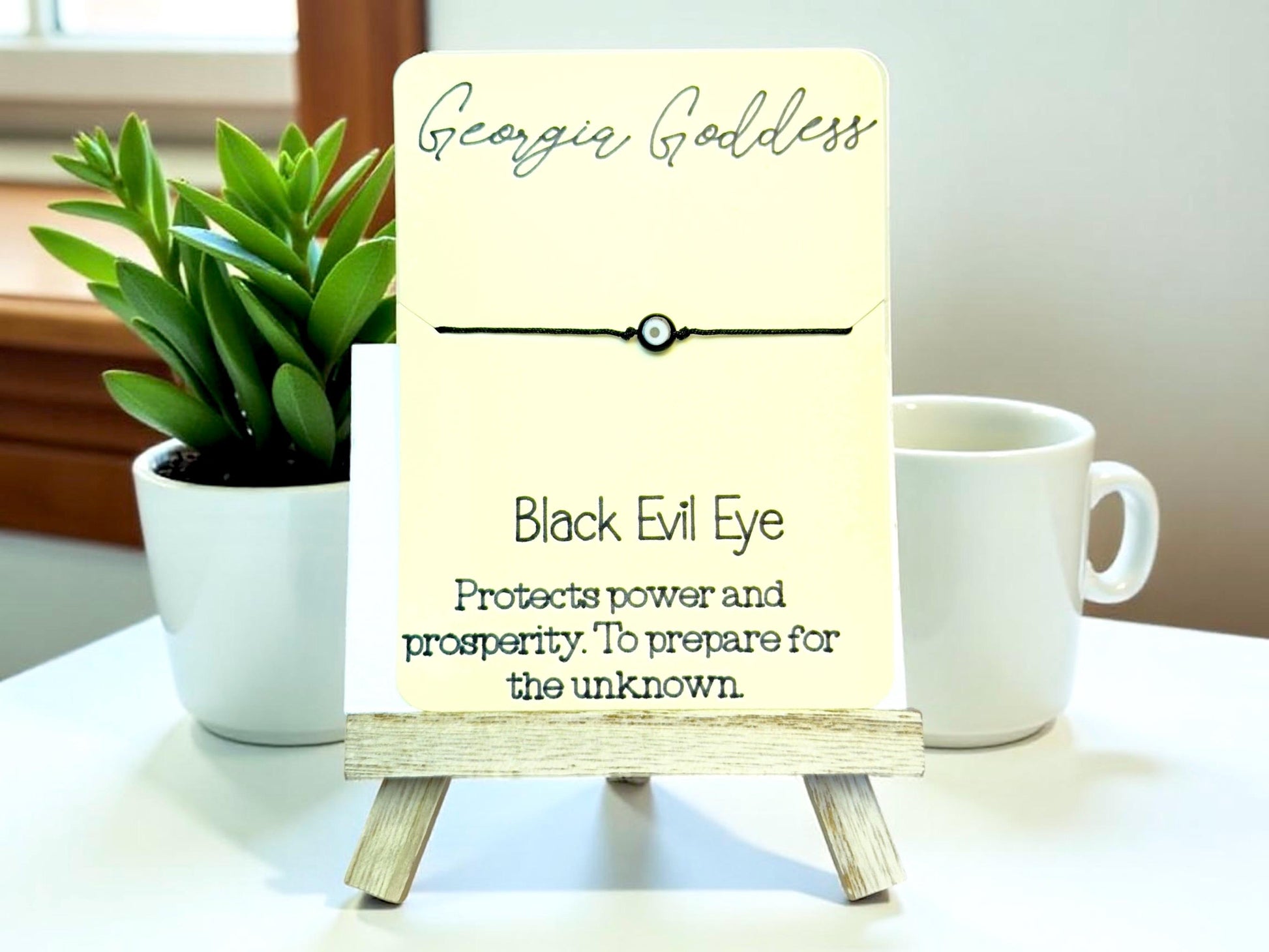 Evil Eye Protection Bracelet | Freshwater Pearl Dainty Stacking Jewelry | Good Luck Charm Gift